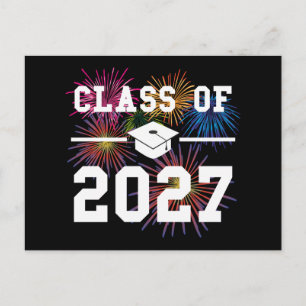 Klas van 2027 eindexamenjaar briefkaart