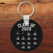 Klas van 2029 Groei Met Mij Afstudeer 5e Klas Sleutelhanger (Voorkant)