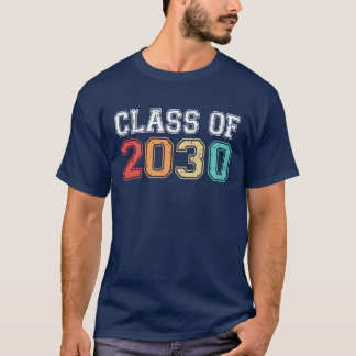 Klas van 2030 afstudeergeschenk retro vintage cade t-shirt