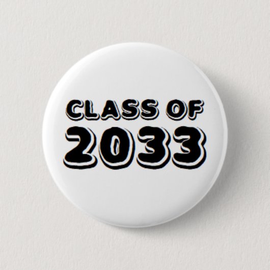 klas van 2033 ronde button 5,7 cm (Voorkant)