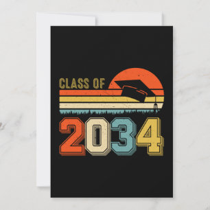 Klas van 2034 Groei Met Mij Pre-K Afgestudeerd Vin Kaart