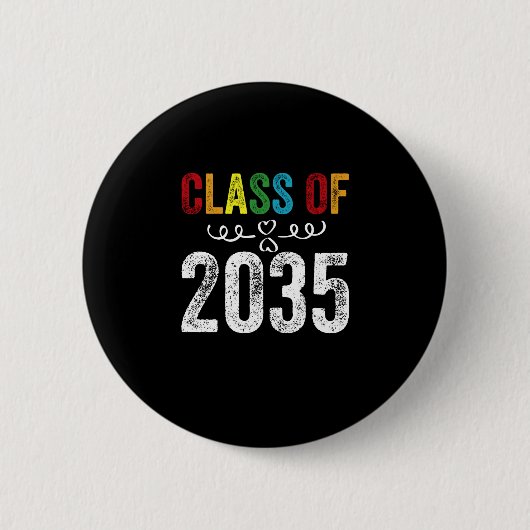 Klas van 2035 ronde button 5,7 cm (Voorkant)