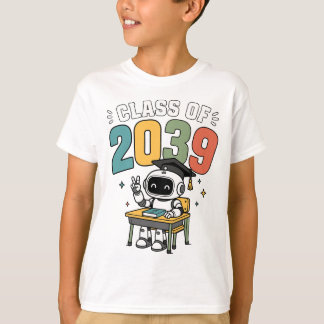 Klas van 2039 Robot Toekomstige Afgestudeerde Afst T-shirt
