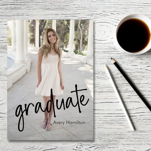 Klas van Graduate Script Card 5 foto's Kaart