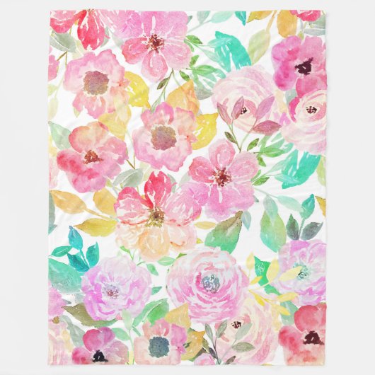 Klashandschilfering voor waterverf fleece deken (Voorkant)