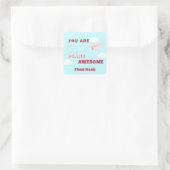 Klaslokaal Valentijnsdag Plane Geweldige Sticker (Tas)