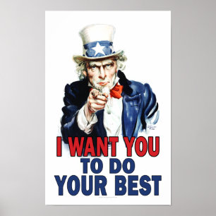 Klasposter: DOE JE BESTE Poster