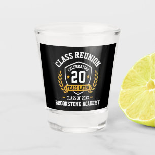Klasreünie 20 Jaar Aangepaste Schoolnaam Shot Glas