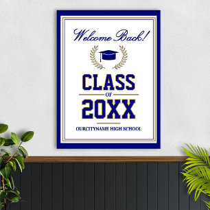 Klasreünie Welkom in de Kleuren van de School Poster
