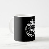 klasse 1951 afstuderen of reünie, per jaar koffiemok (Voorkant links)