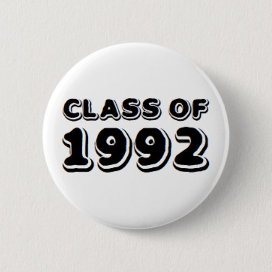 klasse 1992 ronde button 5,7 cm (Voorkant)