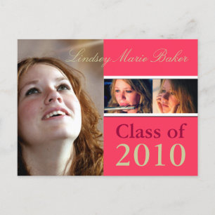 Klasse 2010 Briefkaarten voor het uitnodigen van A