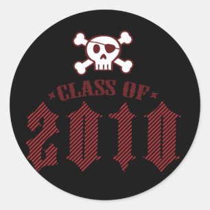 Klasse 2010-Punky Pirate Sticker