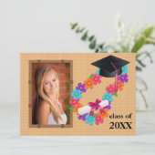 Klasse 2013 Roze Lei Afstuderen Uitnodiging (Staand voorkant)