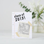 klasse 2015 briefkaart (Staand voorkant)