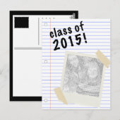 klasse 2015 briefkaart (Voorkant / Achterkant)