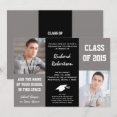 Klasse 2015 Uitnodigingen van de Jong Man Graduati (Voorkant / Achterkant)