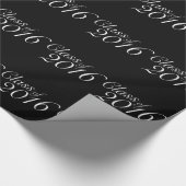 Klasse 2016 High School Afstuderen Cadeaupapier (Hoek)