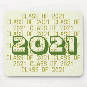 Klasse 2021 Beige Mousepad van Janz Muismat