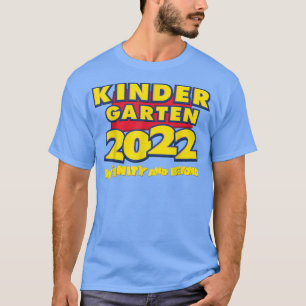 Klasse 2022 Kindergarten Retro animated Movie Grad T-shirt