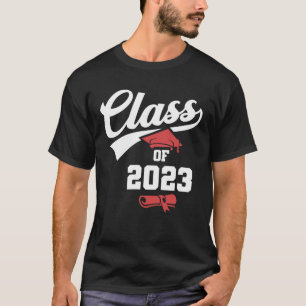 Klasse 2023 Afstuderen eerste schooldag T-shirt