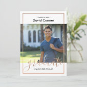 Klasse 2023 Afstuderen Kaart bekendmaking partij