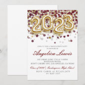 Klasse 2023 Graduation Party Invitation Kaart (Voorkant / Achterkant)