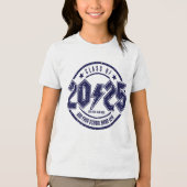 Klasse 2025 Afstudeerder Tri-Blend Shirt (Voorkant)