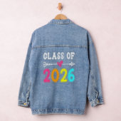 Klasse 2026 Senior 2026 Grow with Me School Afstud Denim Jacket (Hangar)