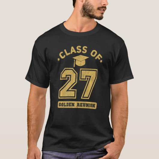 Klasse 2027 Hogeschool Afstuderen reunio T-shirt (Voorkant)