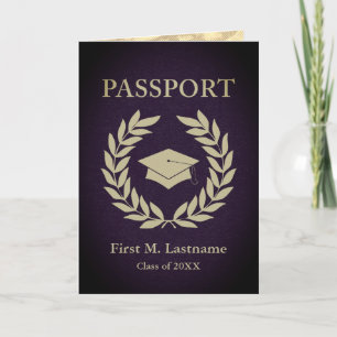 klasse 20XX afstuderen paspoort uitnodiging