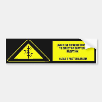 KLASSE 5 PROTON STREAM BUMPERSTICKER