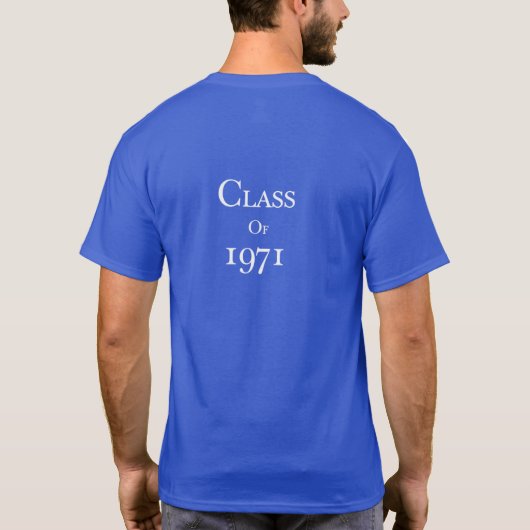 Klasse 71 Alumni T-Shirt (Achterkant)
