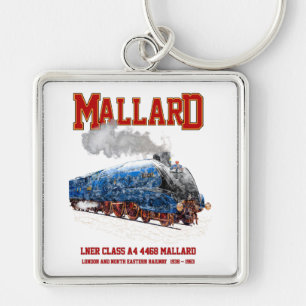 Klasse A4 Mallard - Snelste Stoomlocomotief ter We Sleutelhanger