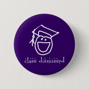 Klasse Afgekeurde Afstuderen Ronde Button 5,7 Cm