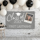 Klasse - Afstuderen Square Photo Collage Spandoek