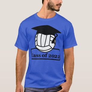 Klasse afstuderen van 2022 Volleybalspeler Hoger T-shirt