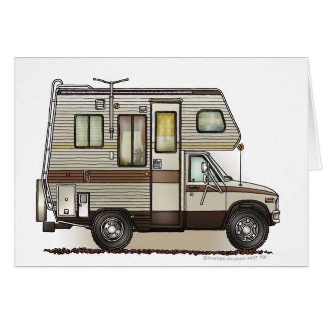 Klasse C Camper RV Magnets (Voorkant Horizontaal)