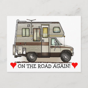 Klasse C Camper RV Magnets Briefkaart