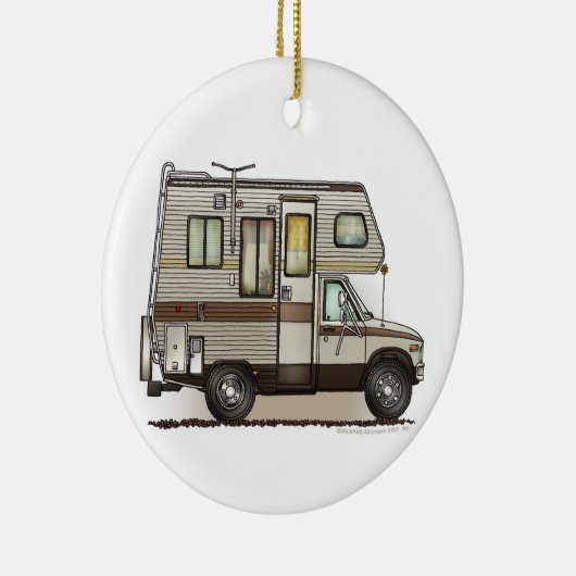 Klasse C Camper RV Magnets Keramisch Ornament (Rechts)