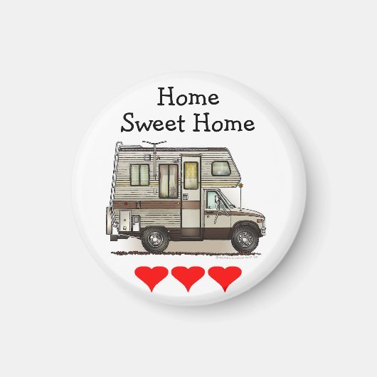 Klasse C Camper RV Magnets Magneet (Voorkant)