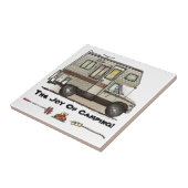 Klasse C Camper RV Magnets Tegeltje (Zijkant)