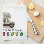 Klasse C Camper RV Magnets Theedoek (Quarter Fold)