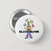 Klasse Clown Ronde Button 5,7 Cm (Voorkant /achterkant)