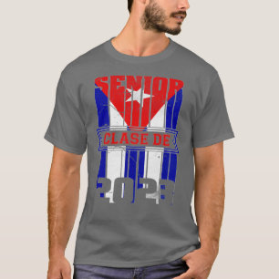 Klasse de 2023 Cubaanse vlag T-shirt