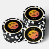 Klasse Flamingo Poker Chip Sets (Opstapeling)