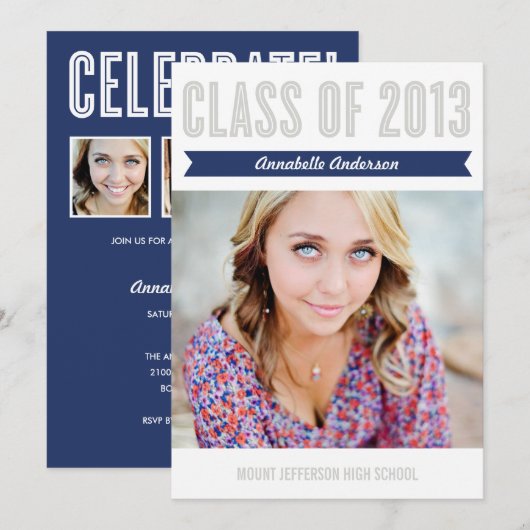 KLASSE FLIRT 2013 | INSCHRIJVING VAN DE GRADUATIEP KAART (Voorkant / Achterkant)