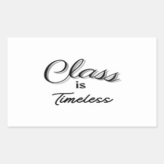 Klasse is tijdloze Sticker