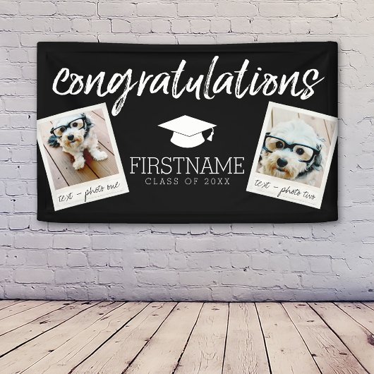 Klasse Jaar Afstuderen 2 Afstuderen Fotocollage Spandoek