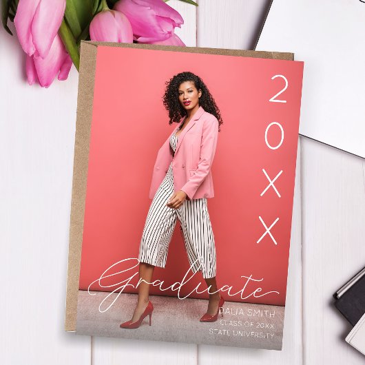 Klasse Jaar Afstuderen aankondiging foto